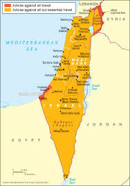 Map shows israel and the neighboring countries with international borders, district (mahoz) boundaries, district capitals, major cities, main roads, railroads, and major airports. Israel Travel Advice Gov Uk