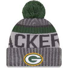 Green Bay Packers New Era 2017 Sideline Cold Weather Sport Knit Graphite Green Bay Packers Hat Green Bay Packers Packers Hat