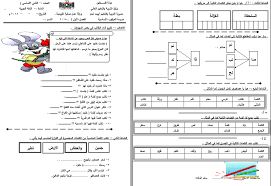 نماذج أوراق عمل تقييمية نصف الفصل الأول في اللغة العربية للصف الثاني 1to4