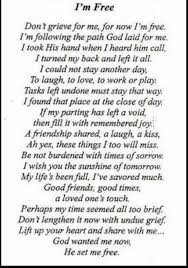 I M Free Funeral Quotes Grieving Quotes Funeral Poems
