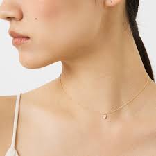 les bon bon｜Ava diamond choker チョーカー ダイヤモンド 10金 日本製