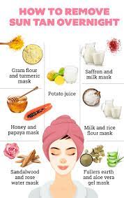 How To Remove Sun Tan From Your Face Overnight Using Home Remedies | Be  Beautiful India