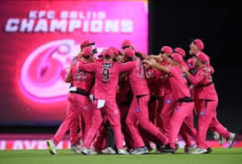 Printed chest graphic and event logo on sleeve; Sydney Sixers Go Back To Back In The Big Bash League Sport Thepressfree