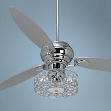 For modern crystal chandelier dimmable ceiling fans with foldable blades, not only serve as a ceiling fan but also serve as a modern crystal chandelier. Crystal Ceiling Fan Light Kit Ideas On Foter