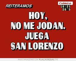 El domingo, river recibirá a rosario central y boca al vélez sarsfield. Hoy No Me Jodan Juega San Lorenzo Placas Rojas Tv