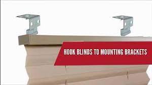 Honeycomb cellular shade mounting bracket installation example. Rv Day Night Blinds
