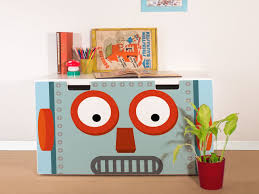Yourdea Aufkleber Fur Kinderzimmer Ikea Stuva Bank Truhe Mit Motiv Shocked Robot Amazon De Kuche Haushalt Kids Room Toy Chest Ikea Hack