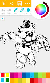 At night, he walks and scares people, and they help him with this: Five Nights Coloring Pages For Android Apk Download