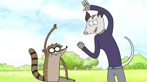 me in regular show with rigby, as he inspired my character a lot. i wish i  could make this look just as professional as the show, but im still v  proud of