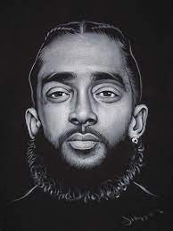 Buy nipsey hussle canvas prints designed by millions of independent artists from all over the world. Nipsey Hussle Rapper Portrait Original Oil Painting Black Velvet Jm287 Painting By Zenon Jimenez