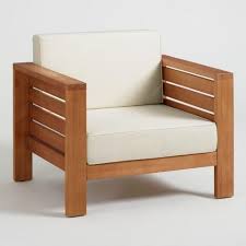 Natural Eucalyptus Formentera Outdoor Occasional Chair Patio Chairs Diy Wood Patio Chairs Outdoor Patio Chairs