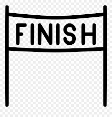 Finish Line Clipart End Race Finish Icon Png Download 357442 Pinclipart
