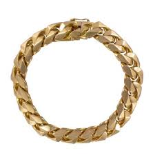 Tutoriel bracelet cuir homme marron fermoir design argent. Gourmette Or Homme Bracelet Ancien Or Bijouxbaume