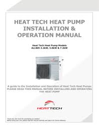 Heat pump / pompa kalor i. Heat Pump Water Heater Installation Diagram Manualzz