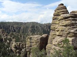 It preserves sites of historic and cultural interest, but is mainly famous for an amazing assortment of weird rock formations that beckon the hiker and photographer. Pinnacles Of The Chiricahua Mountains Se Arizona Azgs