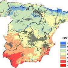 Elevation Map Of Spain Elevation Map Of Mainland Spain. Regions And Locations Of The Weather... |  Download Scientific Diagram