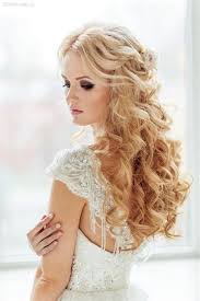 This type of hairstyle gives the half up half down style a completely different look. Top 20 Down Wedding Hairstyles For Long Hair Deer Pearl Bride Hairstyles Bride Hairstyles For Long Hair Long Hair Styles Men