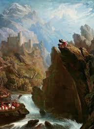 The Bard - John Martin as art print or hand painted oil.