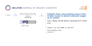 We know that good people can end up in difficult situations and we strive to. Bjoc Catalytic Chan Lam Coupling Using A Tube In Tube Reactor To Deliver Molecular Oxygen As An Oxidant