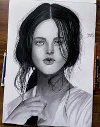 Charcoal and graphite pencils 🐣 A4 sheet