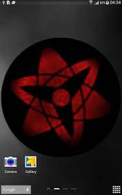 Un fondo de pantalla animado de naruto. Sharingan Live Wallpaper Free For Android Apk Download
