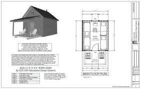 9 free log home floor plans pdf: Room Cabin Floor Plans Bunk House Plans 54795