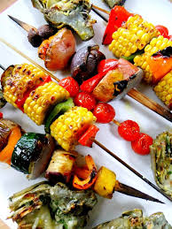 Vegetable Skewers Healthy Barbecue Grilled Vegetable Skewers Bbq Recipes