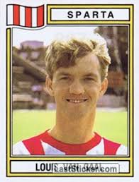 Future holland manager louis van gaal in action for dutch side sparta rotterdam, who he represented between 1978 and 1986. Sticker 267 Louis Van Gaal Panini Voetbal 1982 1983 Laststicker Com