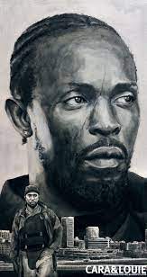Omar Little From The Wire In Ink And Paint The Wire Tv Show Original Paintings Painting