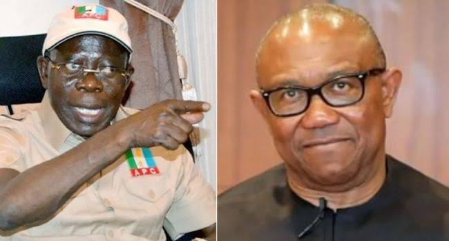 Peter Obi defeated Tinubu in Lagos because of naira redesign policy - Oshiomhole