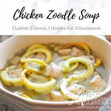 The easiest way to make hearty chicken soup is to place your cut and washed chicken breast in a pot with salt, bay leaves, and water. Chicken Zoodle Soup Sandy S Kitchen