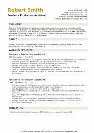 Sorry, the browser you're using is incompatible with this promotion. Freelance Production Assistant Resume Samples Qwikresume