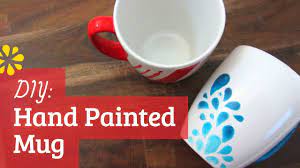 Prepare sublimation printing items include printer, your photo which you'd like to print the paper that you buy should have specific instructions on how to transfer the image from the paper to the surface of the photo mugs. Diy Hand Painted Mug Sea Lemon Youtube