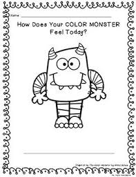 The Color Monster Reader S Response Activity Reader Response Activities Monster Activities Monster