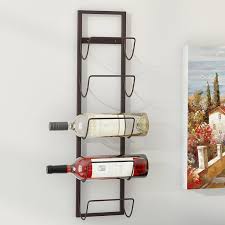 Keep Your Favorite Vintages At The Ready In Any Space With This Lovely Wall Mounted Wine Rack Simple Yet Chic Wall Mounted Wine Rack Wine Rack Wall Wine Rack