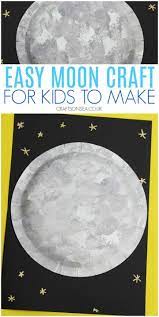 Pom Pom Printed Moon Craft Moon Crafts Space Crafts For Kids Space Crafts