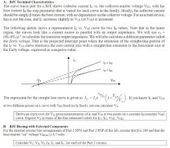 Solved A Bjt Terminal Characteristics The Curve Tracer P Chegg Com
