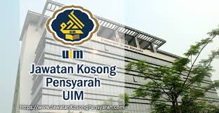 The selangor international islamic university college (malay: Jawatan Kosong Pensyarah Universiti Islam Malaysia Uim Jawatan Kosong Pensyarah