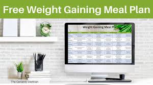 Sep 18, 2020 · guys looking to build muscle will want to gain weight the healthy way. Free Weight Gaining Meal Plan The Geriatric Dietitian