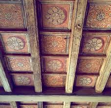 Cofferedceiling Vintage Antiqueceiling Vintageceiling Ceiling Rustic Home Interiors Painted Ceiling Home Decor Pictures