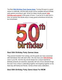This one is for a 26th birthday! Best 50th Birthday Party Games Ideas Of 2020 By Happy Birthday To You Issuu