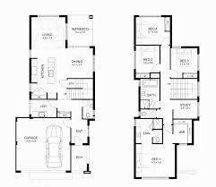 Floor Plans With Basement Modern Two Bedroom House Plans Double Storey House Plans Double Story House Narrow Lot House Plans