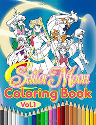 Download and print for free. Sailor Moon Coloring Book 50 Coloring Pages For Kids Girls Ages 2 8 Funny Coloring Books Vol 1 Books Katarina 9781703200812 Amazon Com Books