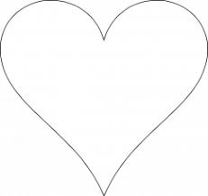 Gabarit Coeur A Imprimer Coeur A Colorier Coeurs En Tissu Dessin De Coeur
