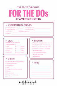 Apartment Hunting I Made These Mistakes So You Won T Have To Downloadable Apartment Hunting First Apartment First Apartment Checklist