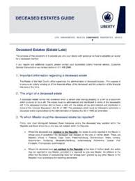 If your ad campaign was rejected due to missing documents, you may download a letter of guarantee template directly from the yandex.direct interface. Deceased Estates Guide Liberty Co Za Deceased Estates Guide Liberty Co Za Pdf Pdf4pro