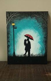 40 Easy Canvas Painting Ideas For Art Lovers Easy Canvas Painting Lovers Art Umbrella Painting