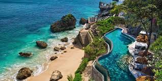 Sensasi Kolam Renang Dengan View Pantai Di Bali Bali Resort Jimbaran Resor