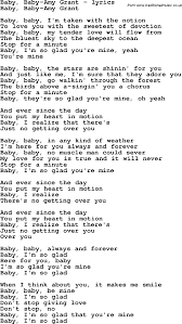 Love Song Lyrics For Baby Baby Amy Grant