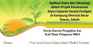 Penyediaan dan penilaian kerja kursus ini mestilah dilaksanakan pada semester 2 mengikut tempoh yang ditetapkan oleh mpm. Contoh Viva Pengajian Am